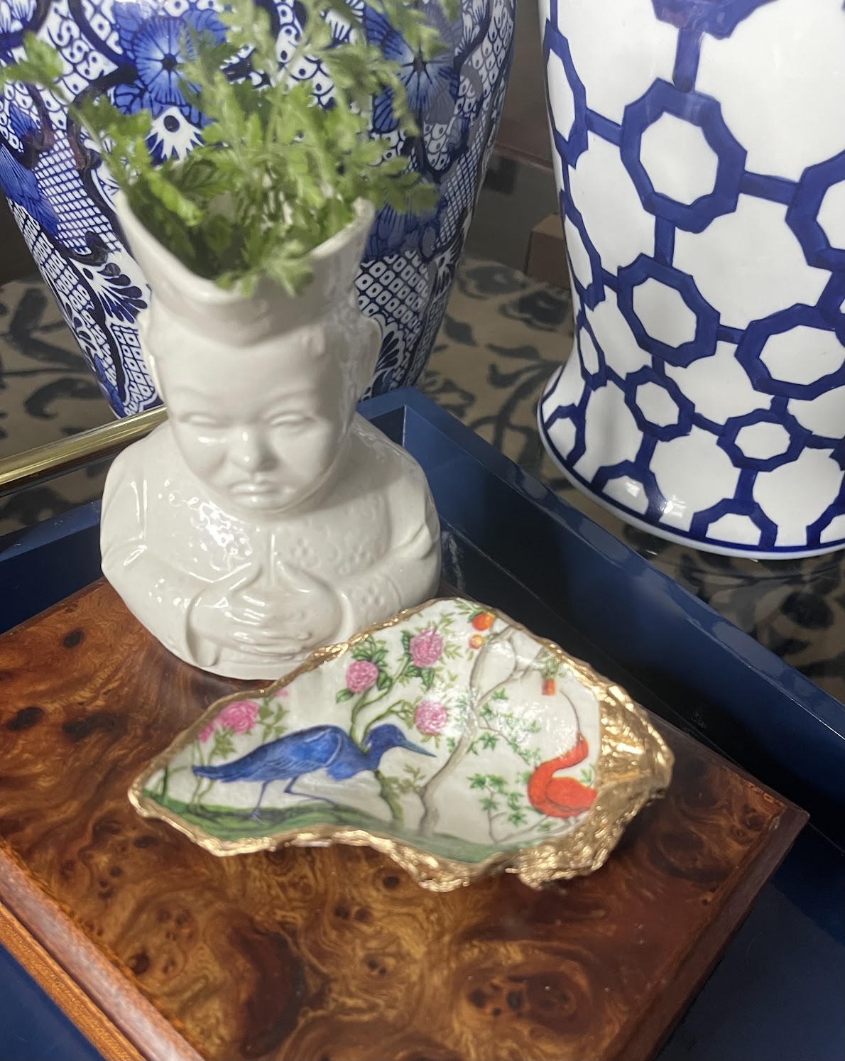 Bird & Branch | Grande Oyster Shell Trinket Dish