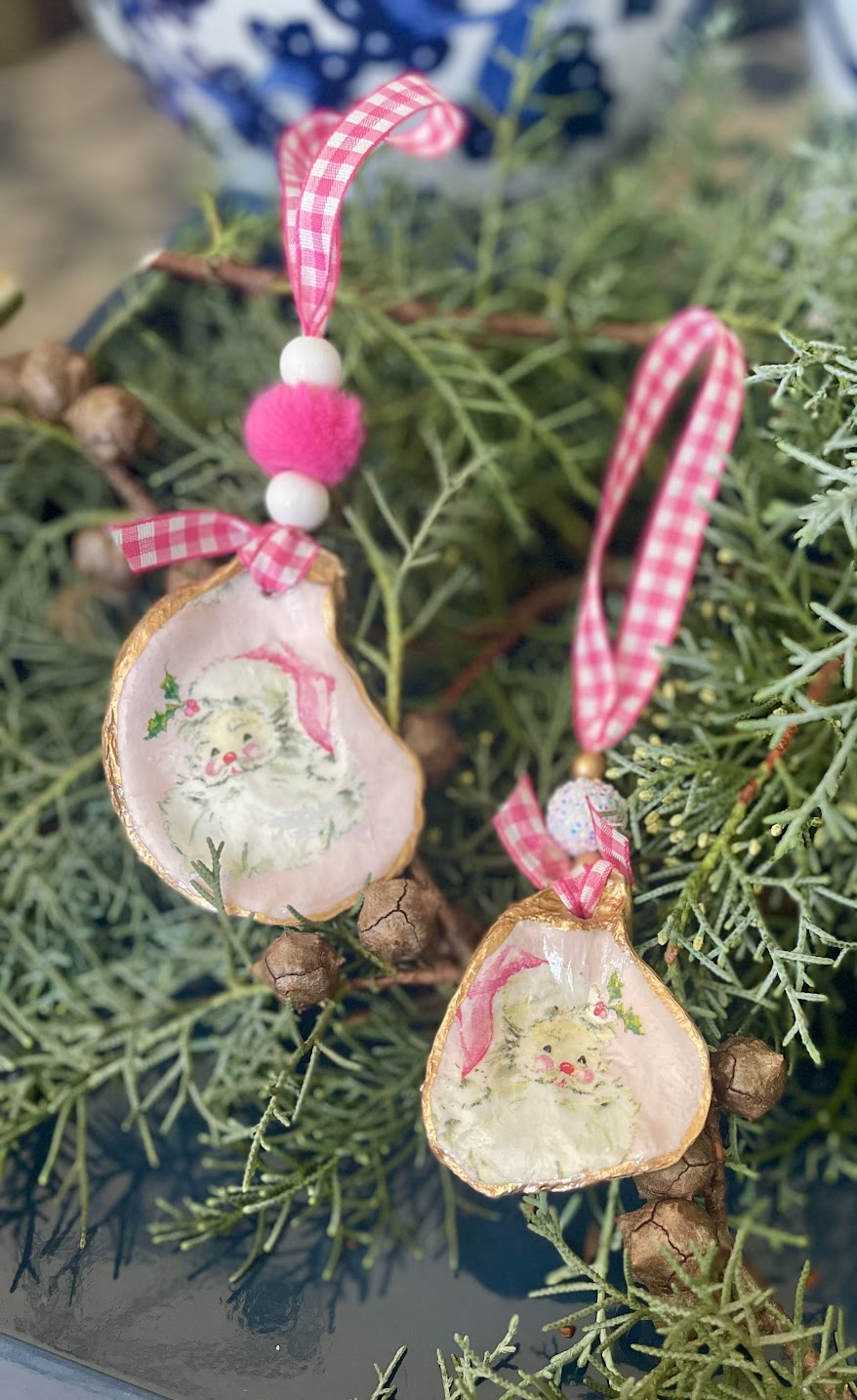 Ornaments | Pink Santa