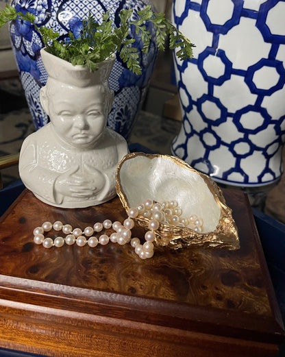 Pearled | Grande Oyster Shell Trinket Dish