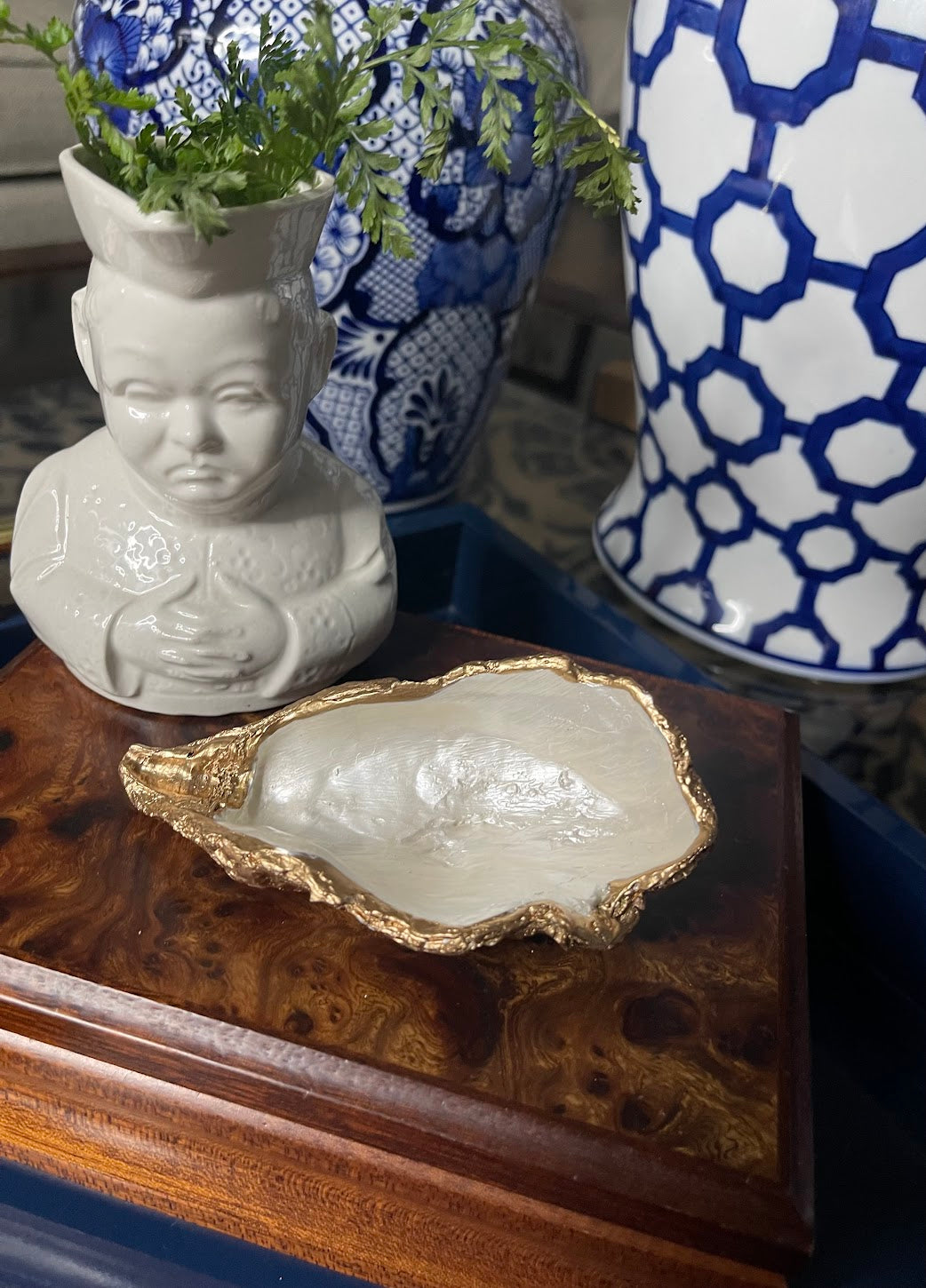 Pearled | Grande Oyster Shell Trinket Dish