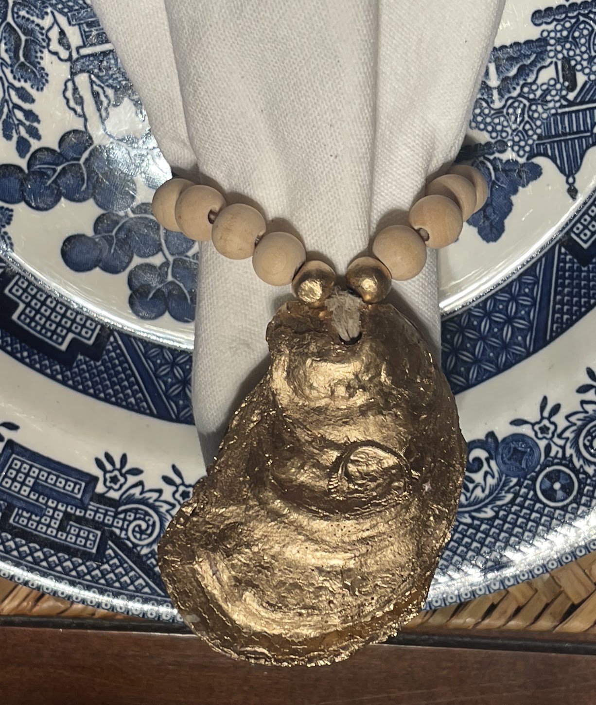 Shuck Yeah | Oyster Napkin Rings | Natural
