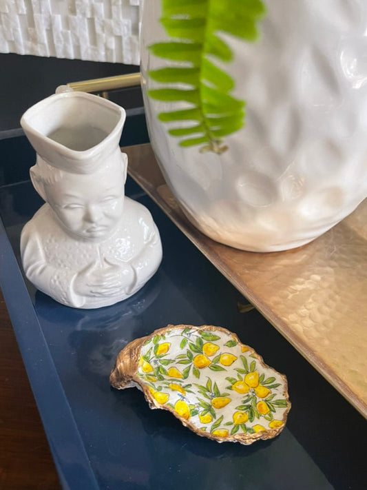 Small Lemons | Grande Oyster Trinket Dish